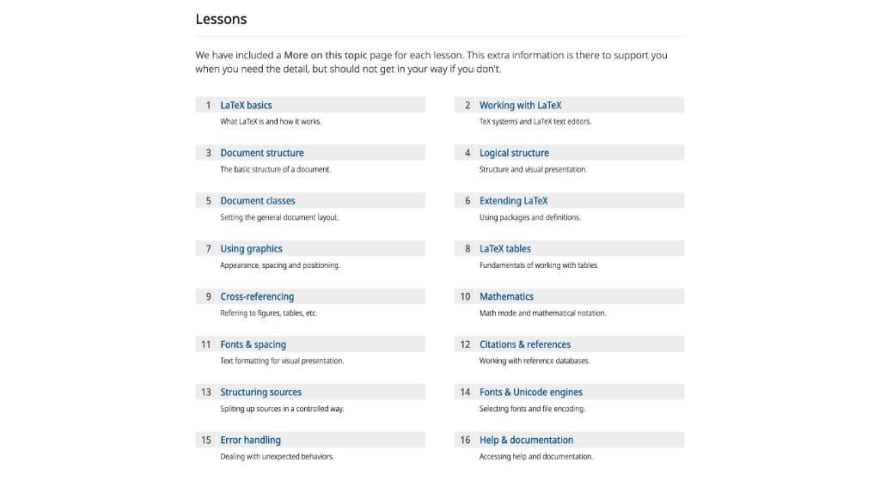 Learn LaTeX
