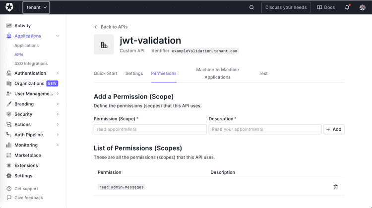 Configure Permissions