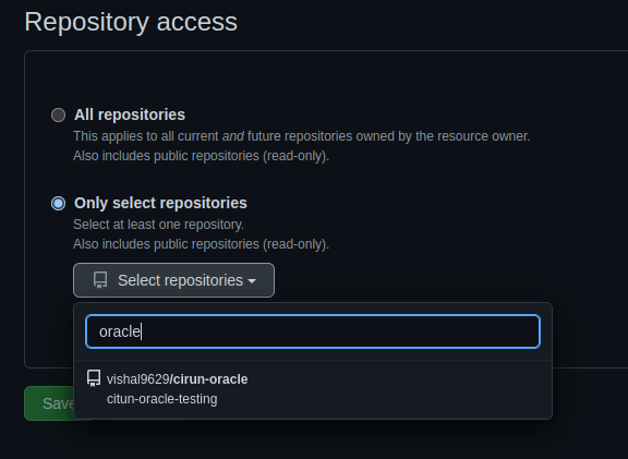 Access to repo