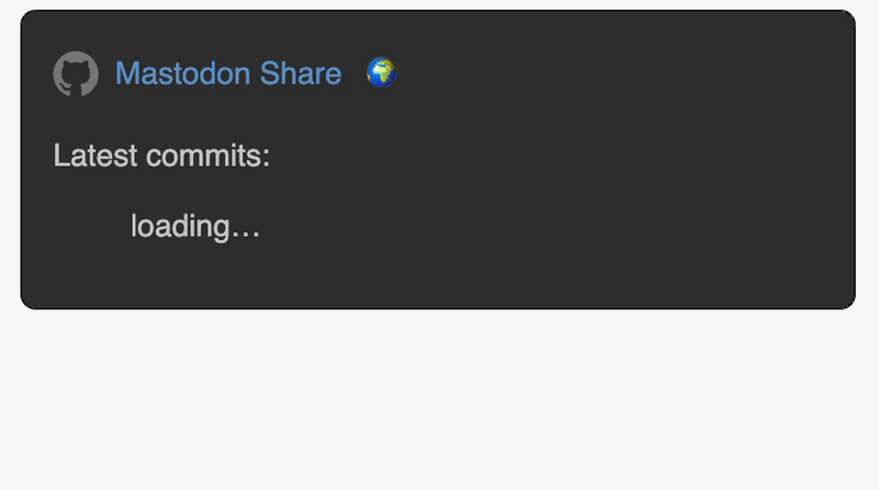 Recording of the web component in action
