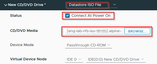 ISO Configuration