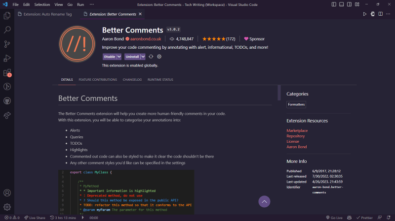Better Comments