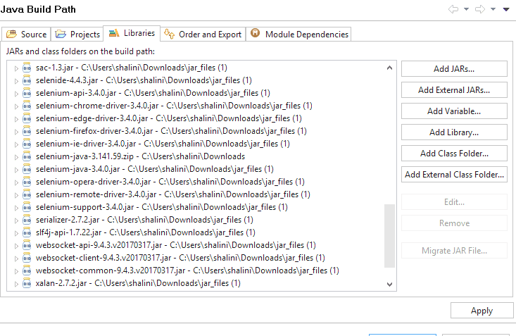 automation with Selenium and Java