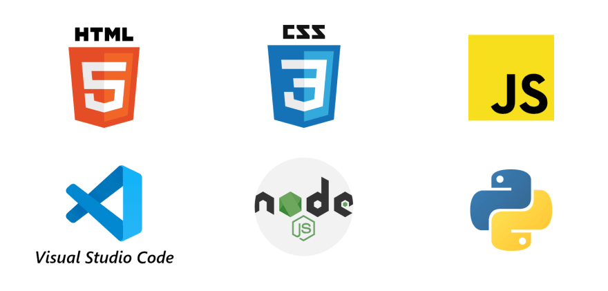 Javascript, Html, Css, Nodejs, Python