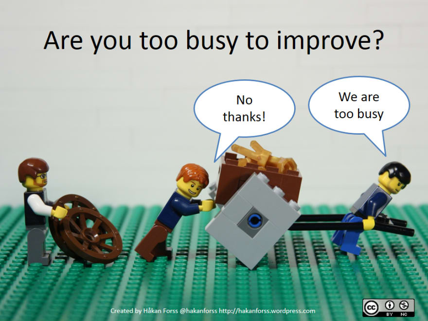 Are you too busy to improve? webcomic