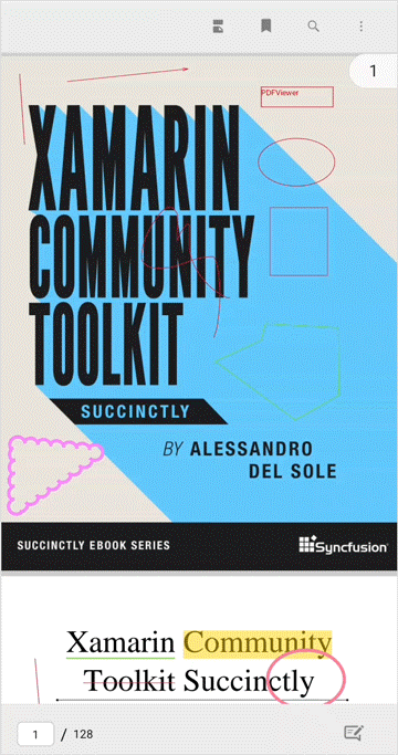View PDF Annotations as a List and Navigate to Them Using Xamarin.Forms PDF Viewer