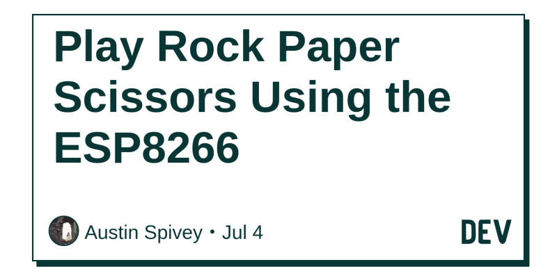 Play Rock Paper Scissors Using The Esp8266 Dev