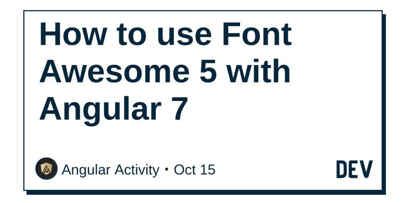 Angular Font Awesome 5:
\