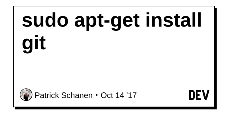 Sudo Apt Get Install Git Dev