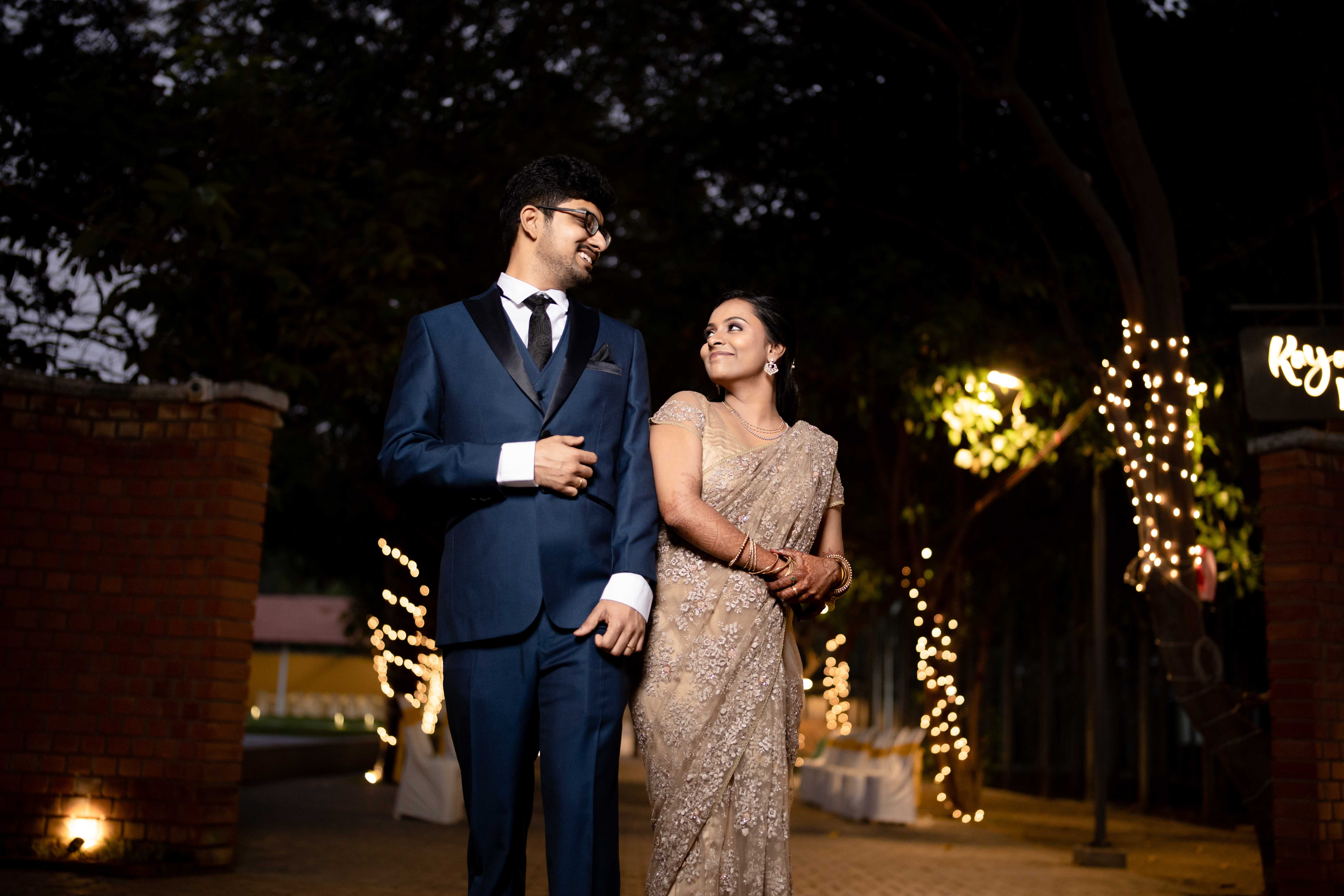 Candid wedding photography capturing natural emotions of bride and groom during Indian wedding