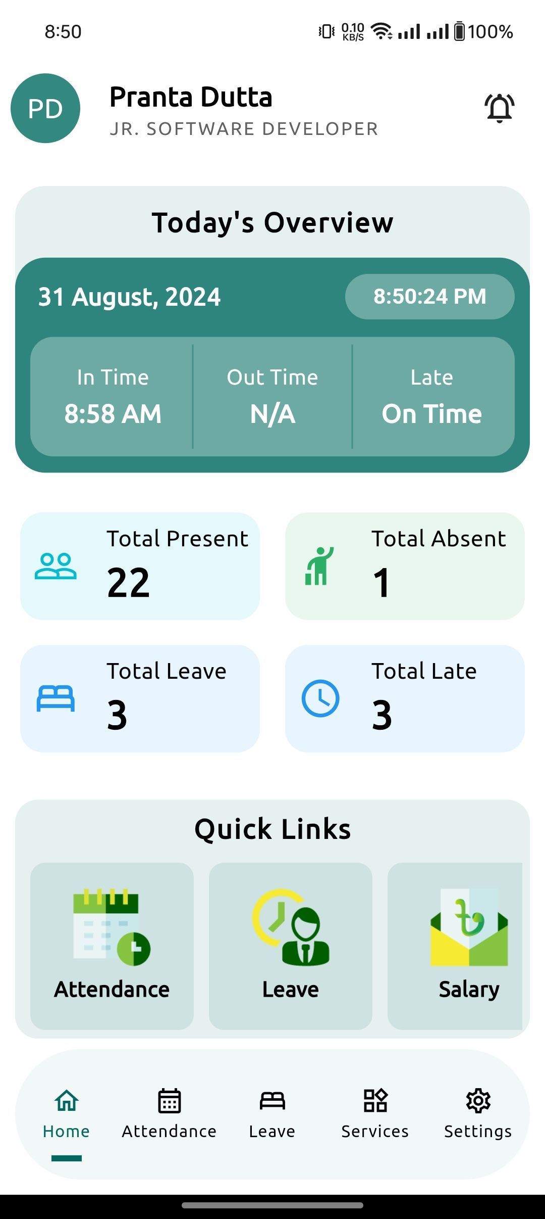 KDS Portal screenshot