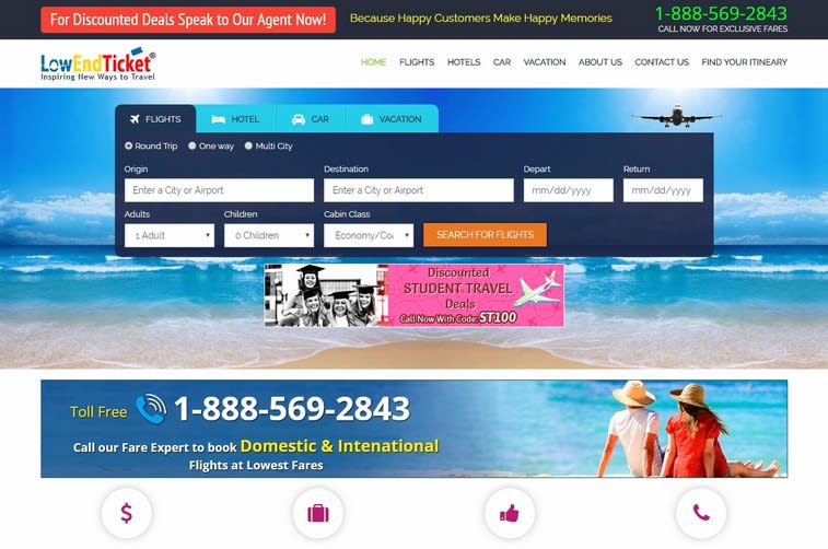 Best Travel and Tourism Website Design 14 lowendticket