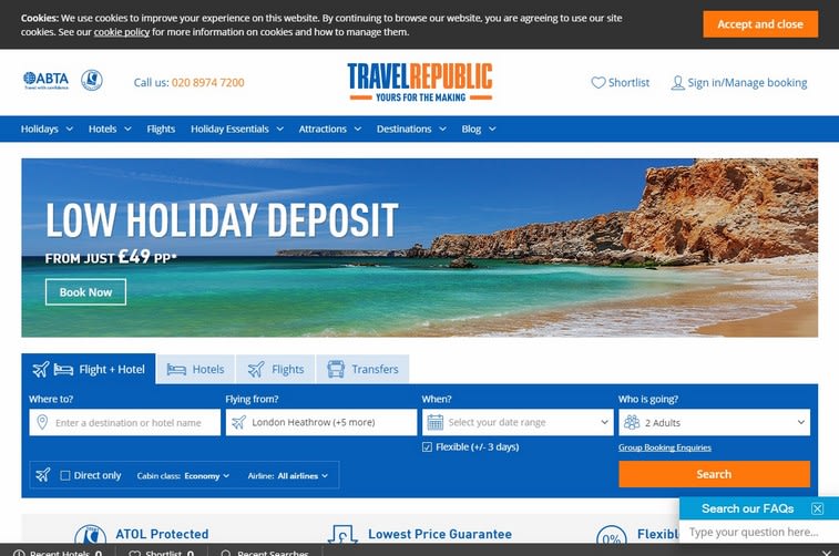 Best Travel and Tourism Website Design 11 luxurylink