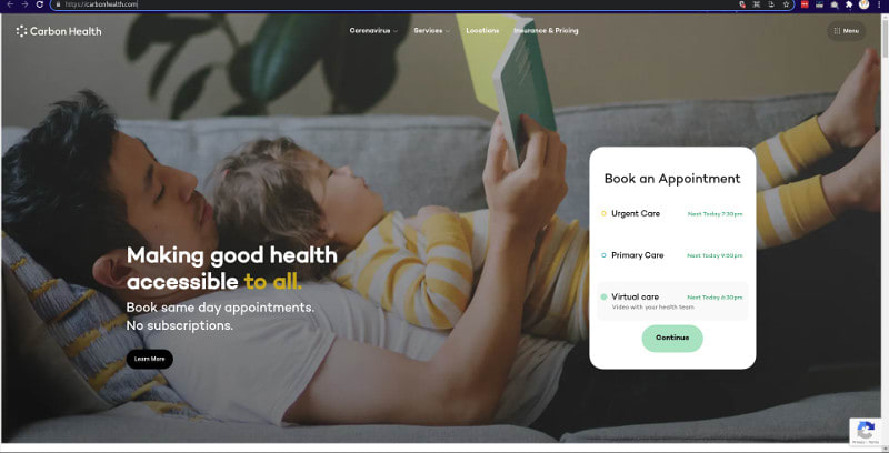 20 Successful Small Business Websites Design That Will Impress You 20 carbonhealth