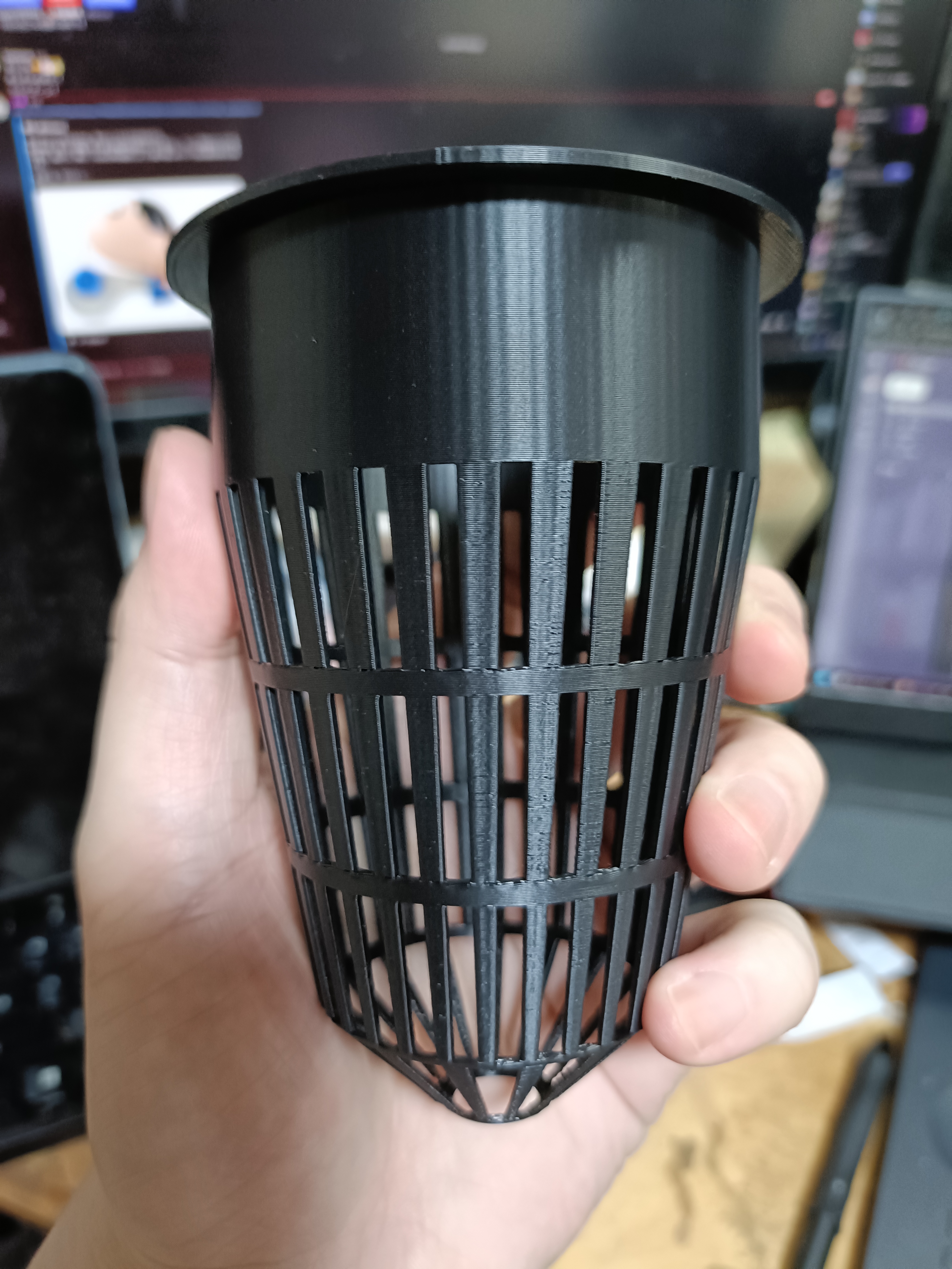 3D printed hydroponic cups