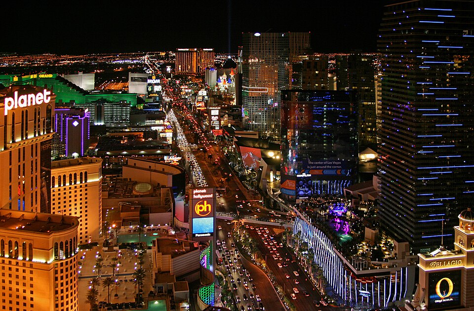 Las Vegas Strip at night