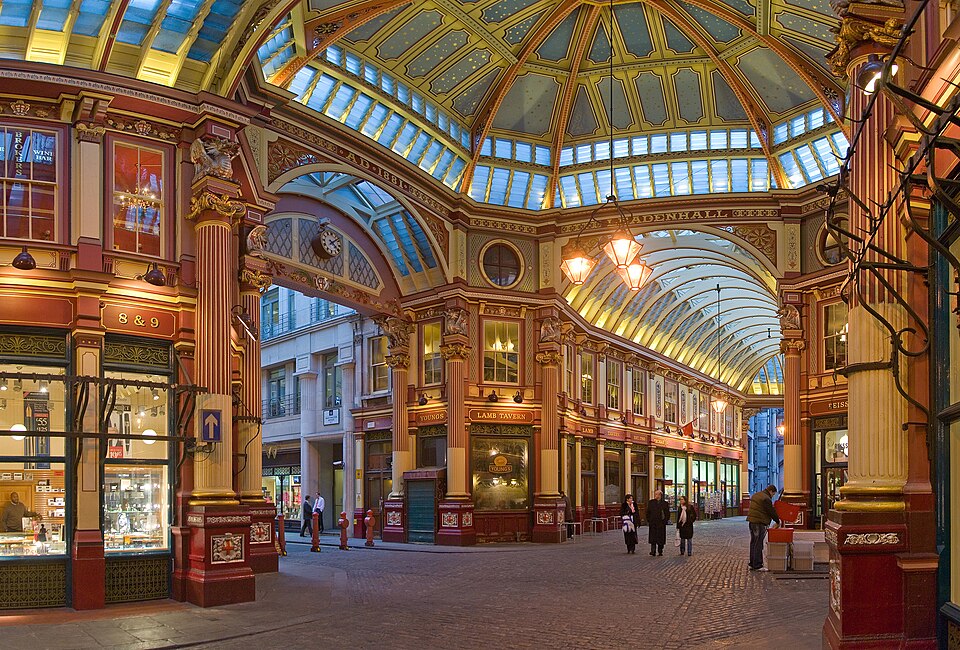 Leadenhall Market London Diagon Alley Harry Potter