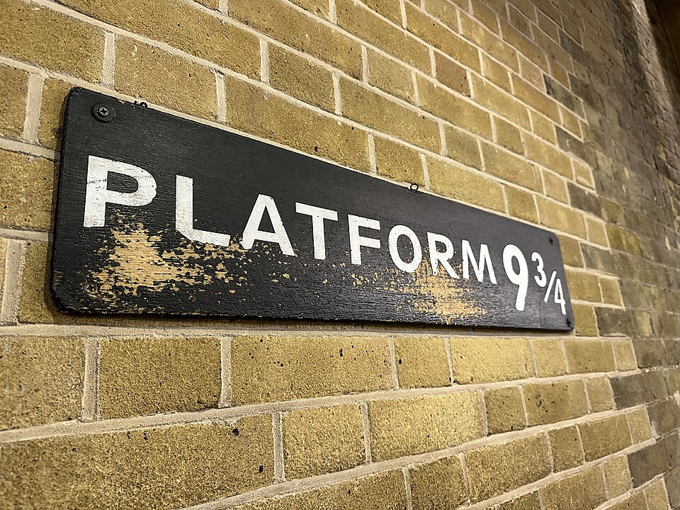 Platform 9 and three quarters King's Cross London