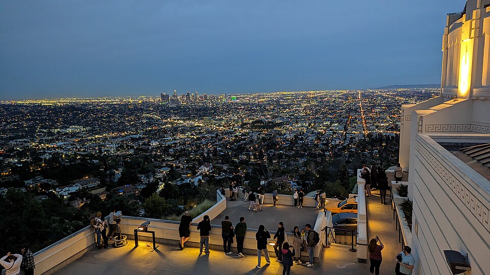 Downtown Los Angeles at night