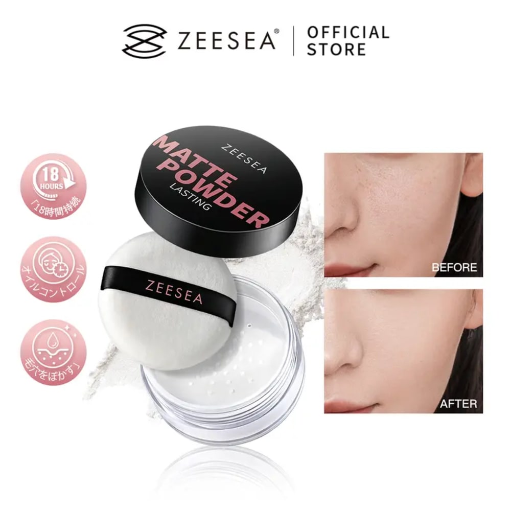 ZEESEA ラスティングマットパウダ，オイルコントロール、大容量22g