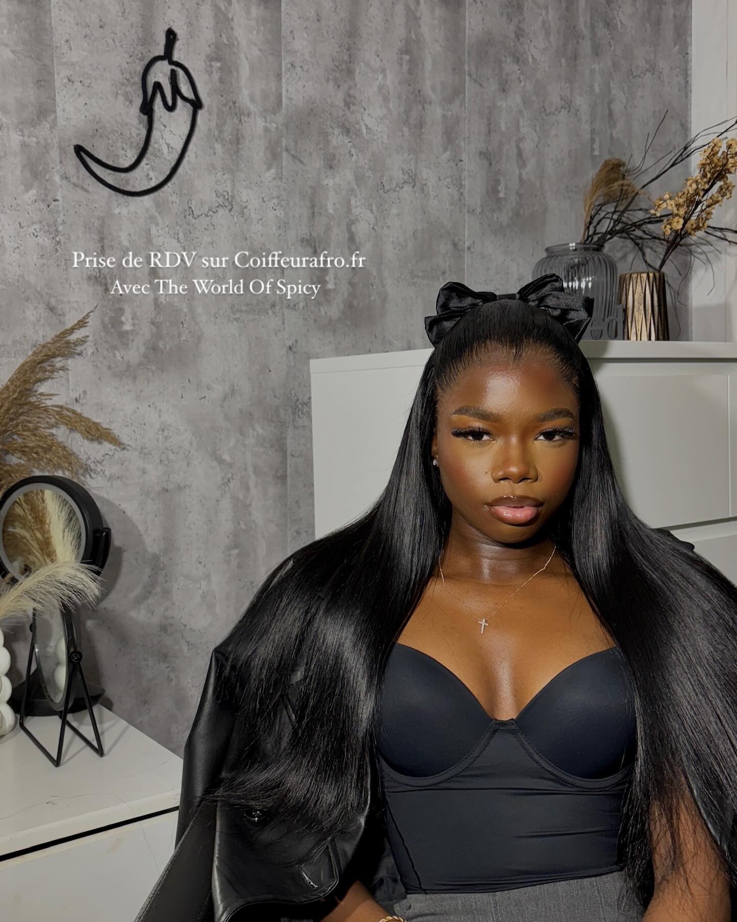 Knotless braids réalisées à Clamart, tresses sans nœud sur cheveux naturels. (2)