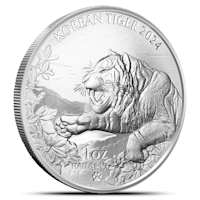 Buy 2024 1 oz South Korean Tiger Silver Medal (BU) | BullionMax ™