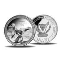 Buy 2024 1 oz Congo Silver Utahraptor Coin (BU) | BullionMax ™