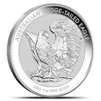 Buy 2025 1 oz Australian Silver Wedge Tail Eagle Coin (BU