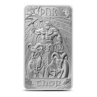 Buy 10 oz The Royal Mint Norse Gods Thor Silver Bar (New