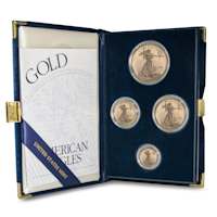 アメリカFour Seasons 2002 イーグル1ドル銀貨4種セット Buy 2002-W 4-Coin Proof American Gold Eagle Set | BullionMax ™