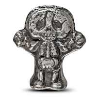 2.5 oz Silver Hand Poured Skeleton Bar New | MK Barz - Provident