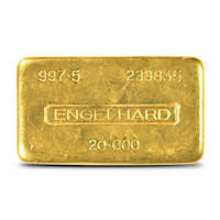 Chapado en Laton ゴールド　D 2 oz Gold Bar - Engelhard (Poured, 999.0 Fine) | eBay