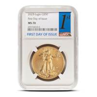 2025 American Eagle 1oz Gold Coin NGC MS70 FDOI - Provident Metals™