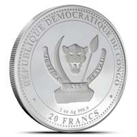 2024年 トリケラトプス PREHISTORIC LIFE 1オンス銀貨 2024 1 oz Congo Silver Prehistoric Life Series - Triceratops Coin