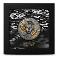Buy 2024 2 oz Black Proof Palau Silver Goddess of Water Coin