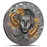Buy 2024 2 oz Black Proof Palau Silver Goddess of Water Coin