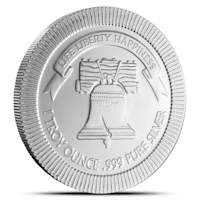 Buy 1 oz SilverTowne Liberty Bell Stackable Silver Round (New