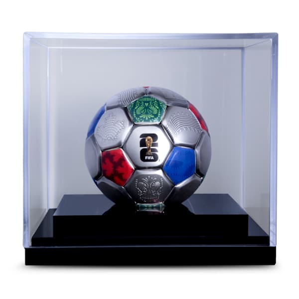 2026 3 oz Silver Solomon Islands Colorized FIFA Soccer Ball