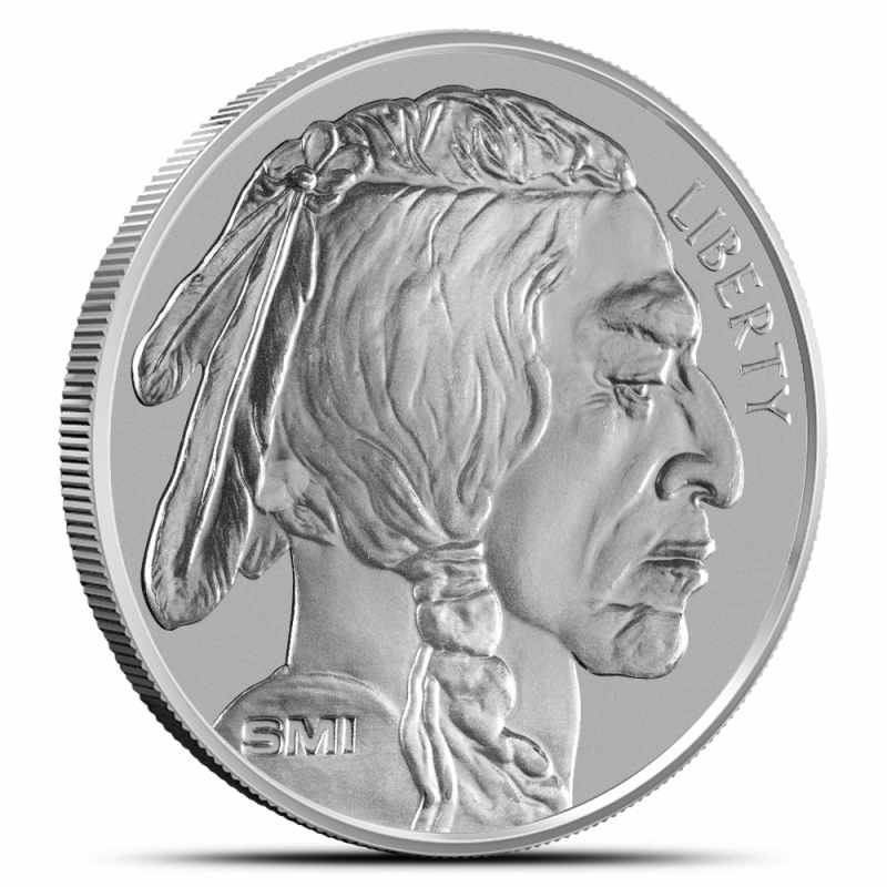 1 oz Silver Buffalo Round New, MintMark SI | Sunshine Minting