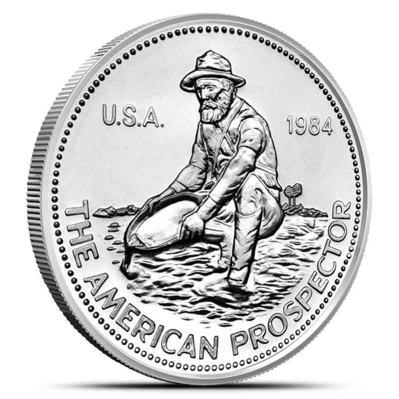 1 oz Engelhard Prospector Silver Round l JM Bullion™