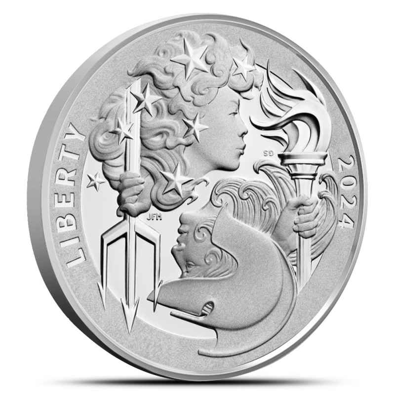 Proof Silver 2024 Liberty & Britannia Medal | US Mint - Provident