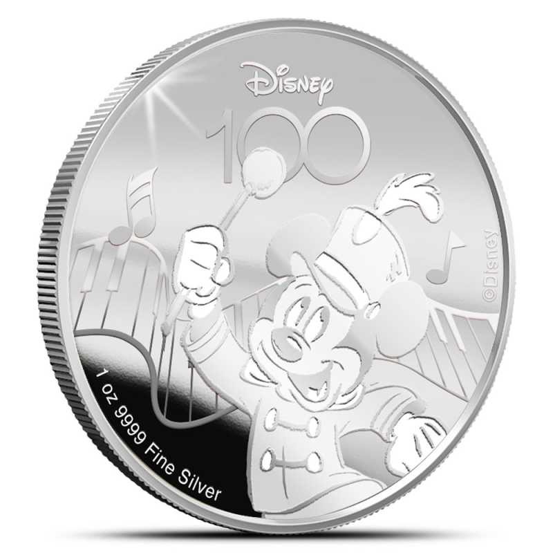 2023 Silver Disney 100 Years of Wonder Mickey Mouse Coin l