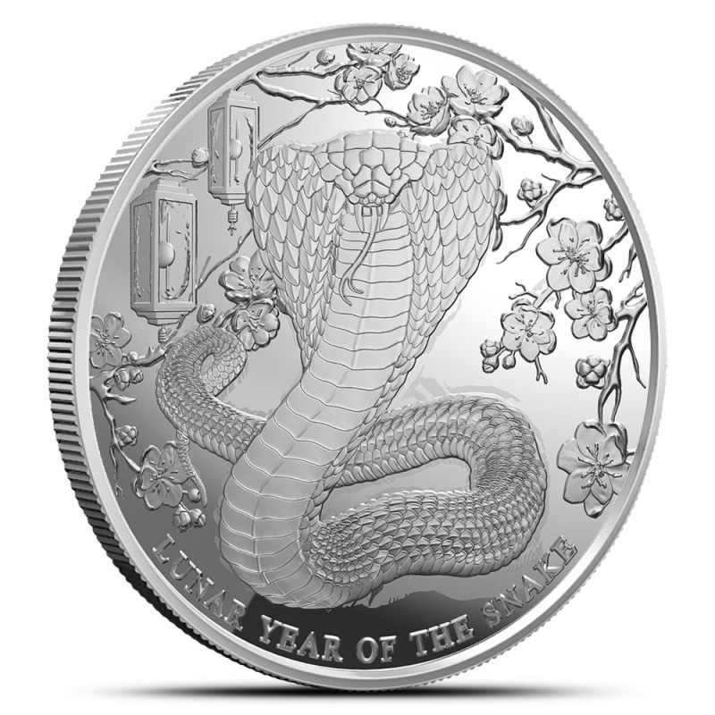 Buy 2025 5 oz Proof Pitcairn Islands Silver Lunar Year of the