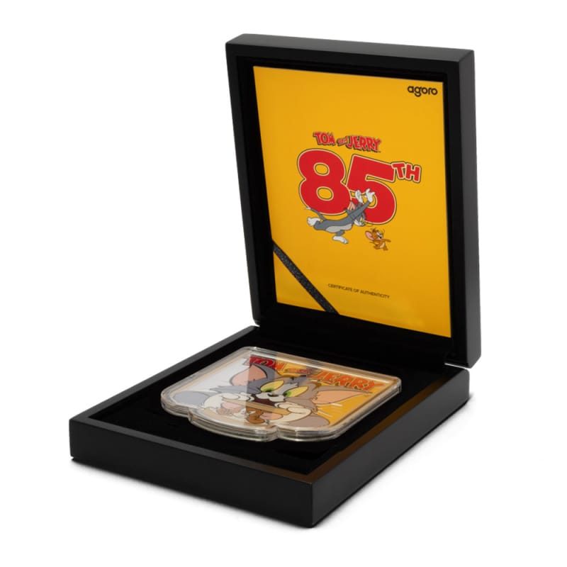 2025 Proof Colorized Niue Tom and Jerry 85th Anniversary Silver