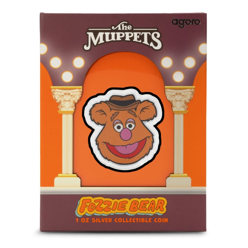 ◆ Milky Bear Buy 2025 1 oz Proof Colorized Niue Silver The Muppets 70th