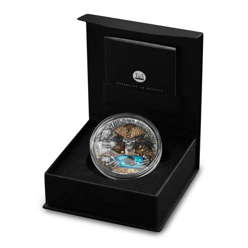2025 Antique Niue Black Diamond 2 oz Silver Coin - Provident Metals™