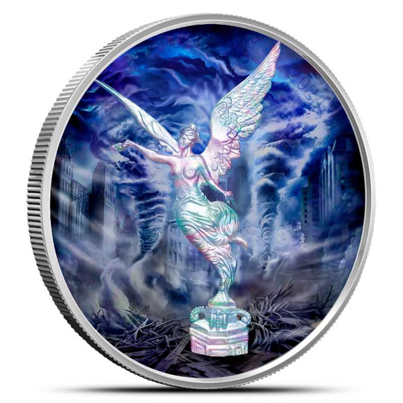 Buy 2024 1 oz Colorized Mexican Silver Libertad Forces of Nature