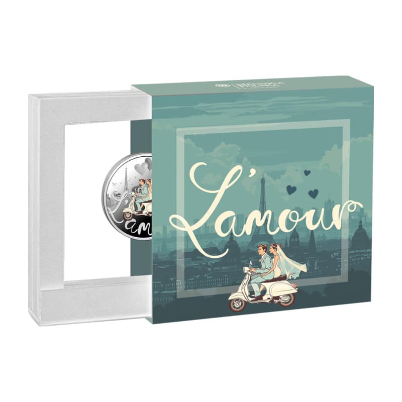 Buy 2025 17.5 Gram Colorized Proof Silver Cameroon Wedding Coin