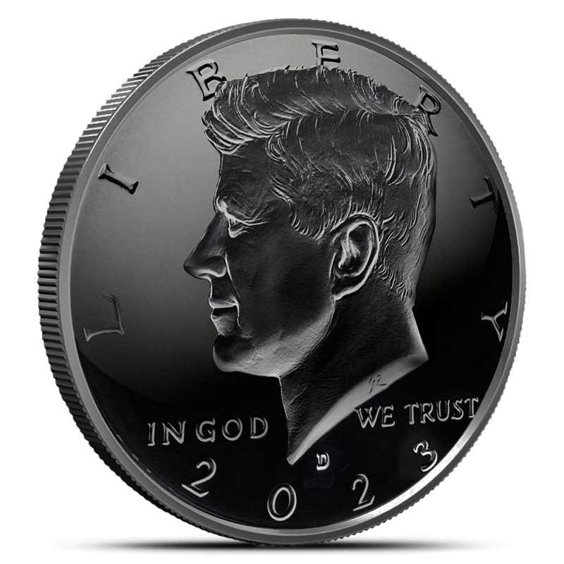 2023 JFK Half Dollar Black Ruthenium Set - Provident Metals™