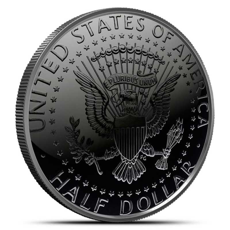 2023 JFK Half Dollar Black Ruthenium Set - Provident Metals™